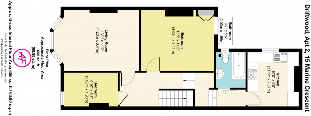 Floorplan for Deganwy Village, Deganwy, Conwy