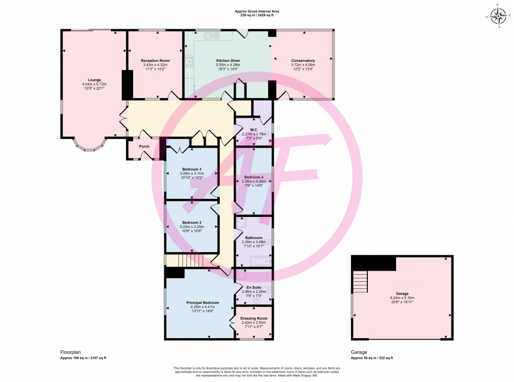 Floorplan for Llanrwst Road, Conwy