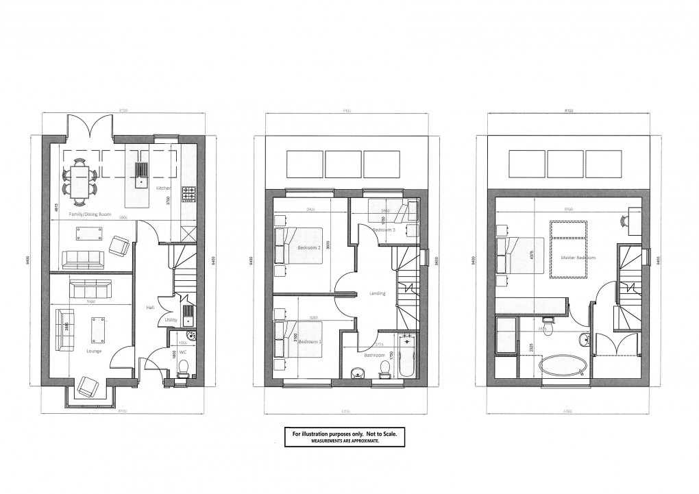 Floorplan for Off Abergele Road, Colwyn Bay, Conwy