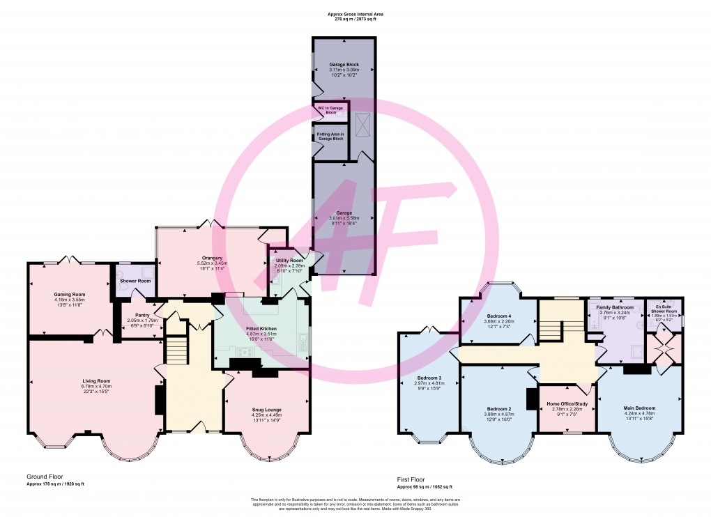 Floorplan for West Shore, Llandudno, Conwy