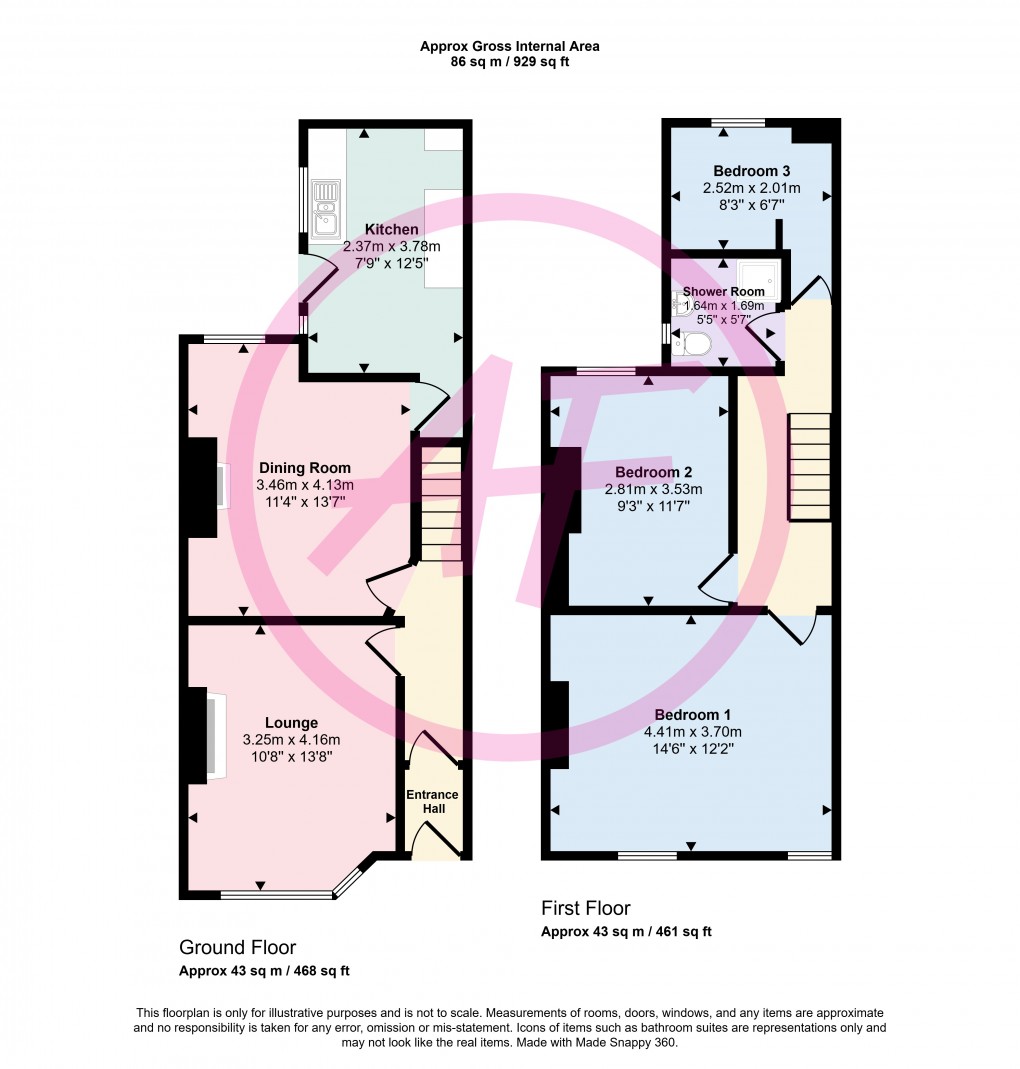 Floorplan for West Shore, Llandudno, Conwy