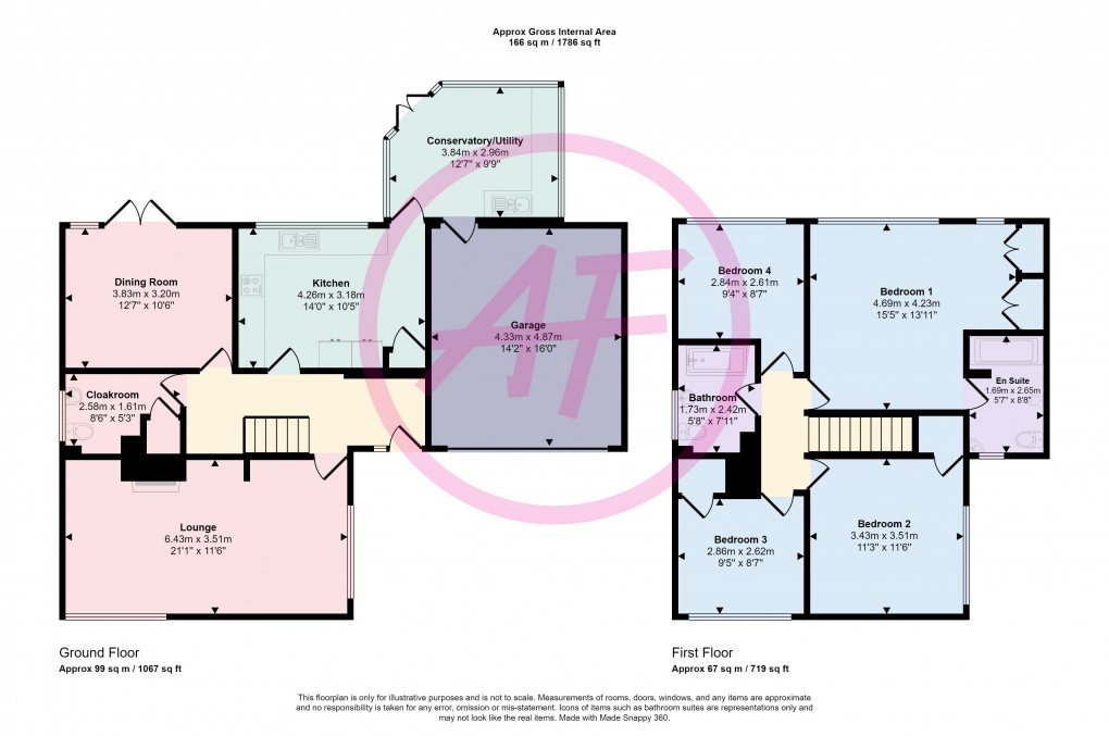 Floorplan for Penrhyn Bay, Llandudno, Conwy