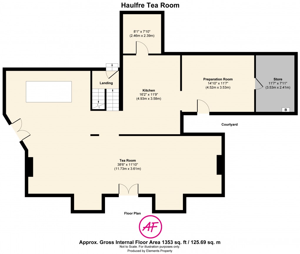 Floorplan for Cwlach Road, Llandudno, Conwy