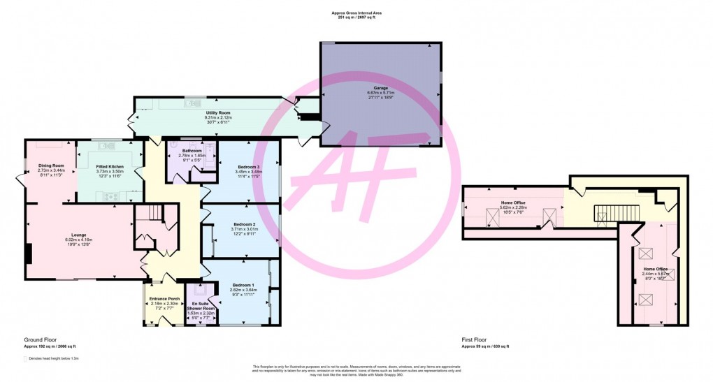 Floorplan for Tyn-Y-Groes, Conwy