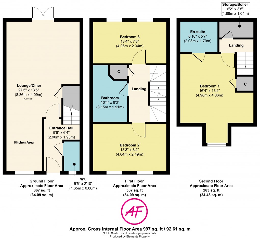 Floorplan for Lon Bedw, Llandudno Junction, Conwy