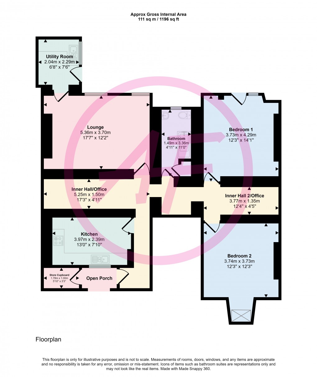 Floorplan for Church Walks, Llandudno, Conwy