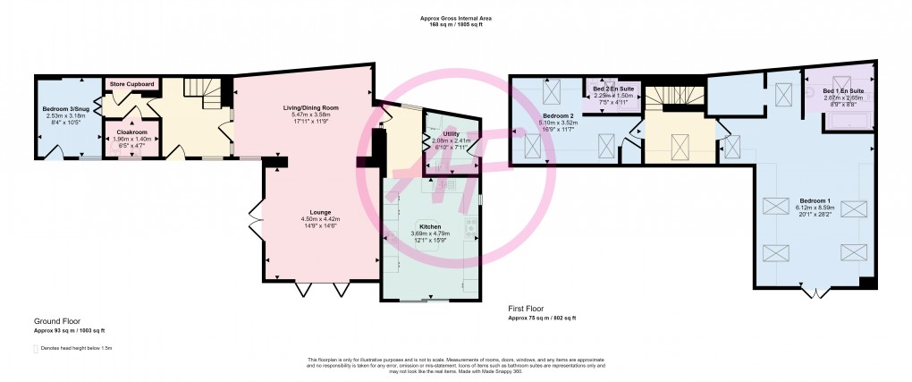 Floorplan for Conwy