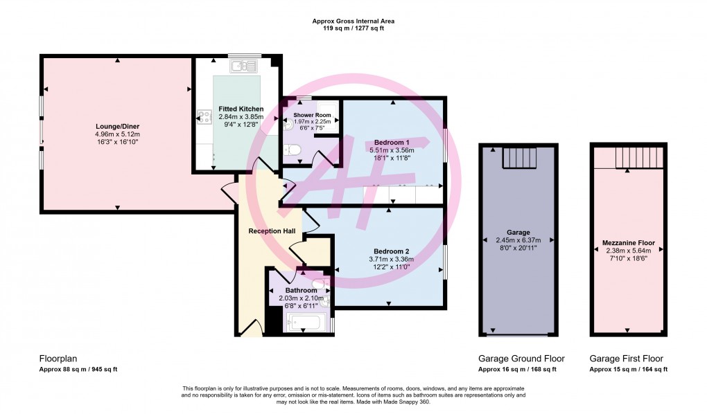 Floorplan for Deganwy Road, Deganwy, Conwy