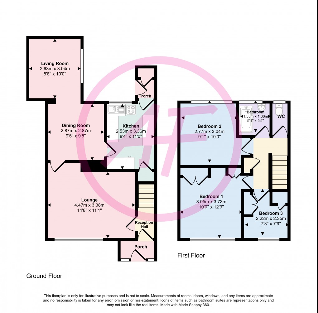 Floorplan for West Shore, Llandudno, Conwy