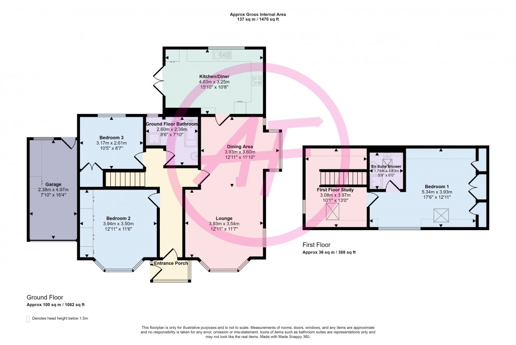 Floorplan for Llandudno, Conwy