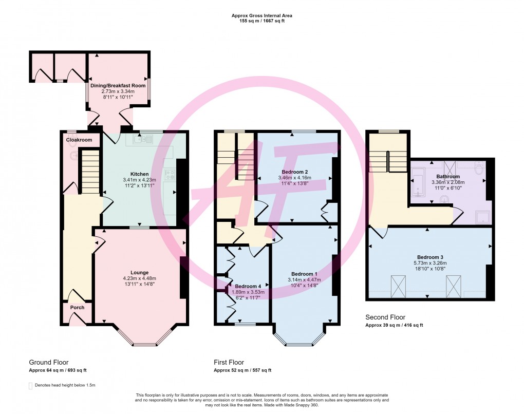 Floorplan for Great Orme, Llandudno, Conwy