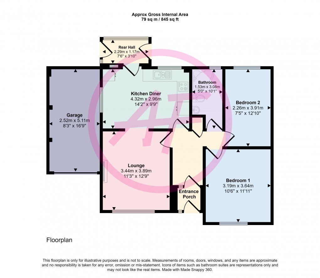 Floorplan for Great Orme, Llandudno, Conwy